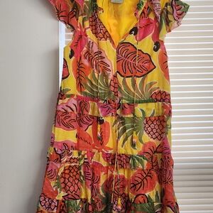 FARM Rio Vibrant Tropical Mini Dress